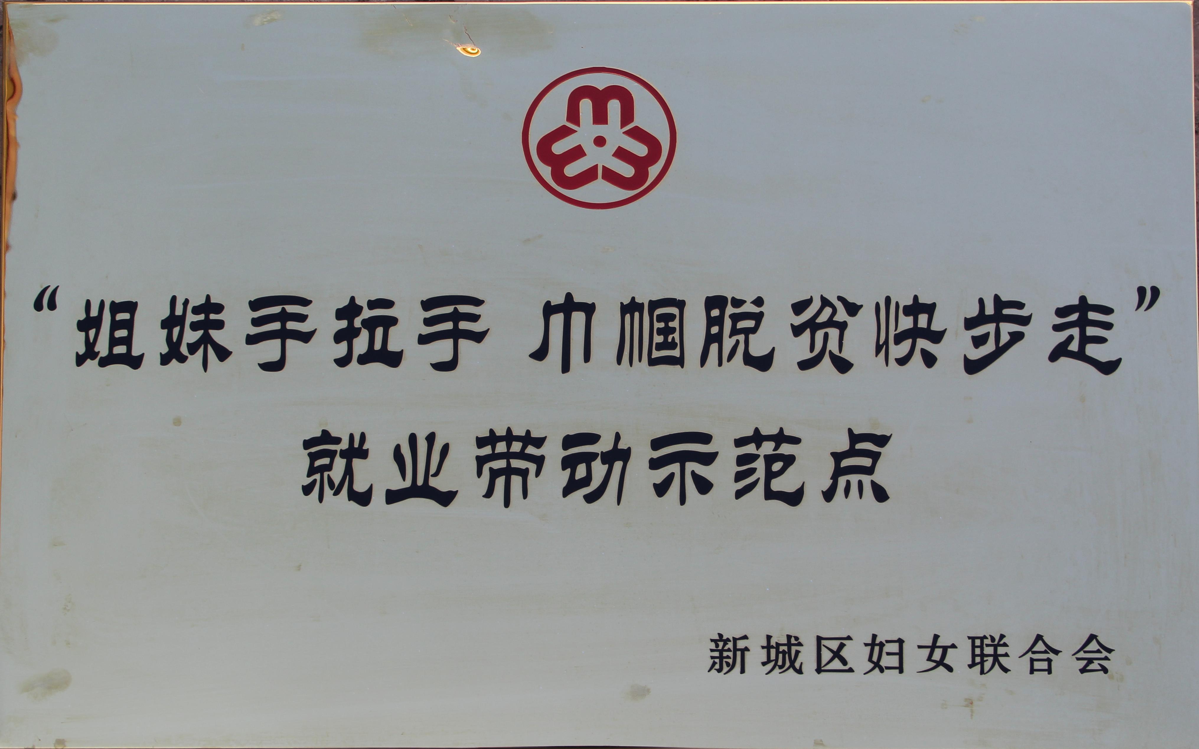 ”姐妹手拉手，巾幗脫貧快步走“就業(yè)帶動(dòng)示范點(diǎn)